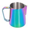 Цветной стакан для вспенивания кофе 600 мл Питчер для вспенивания молока из нержавеющей стали 304 Питчер для пара с этикеткой