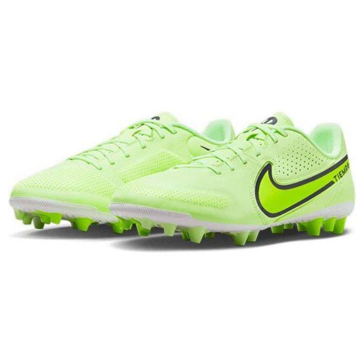 Nike Tiempo Legend 9 Academy Искусственный газон AG (Резиновые короткие шипы) Футбольные бутсы Унисекс Футбольные бутсы Зеленый Черный DB0627-705