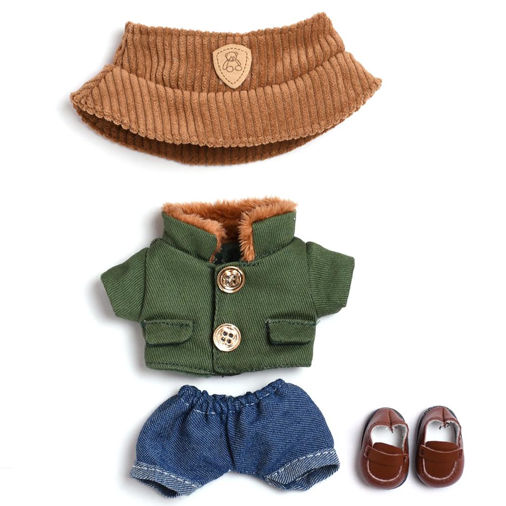 For 17cm Labubu Doll Clothes Fashion Clothes Hoodies Doll Clothes Color Match Hoodies Dolls Accessories Cute Decoration Little Cloths