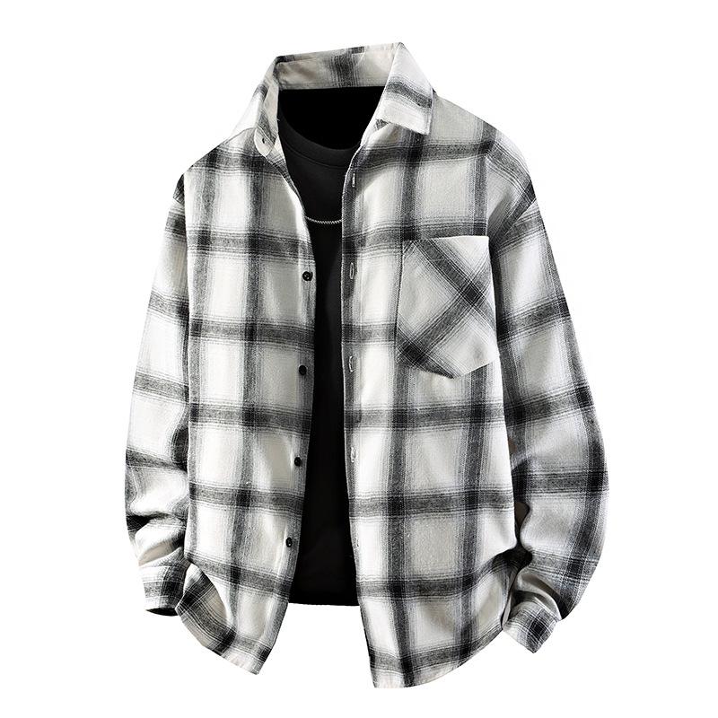 Men S Long Sleeve Loose Fit Casual Summer Shirt