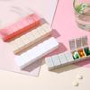 2pcs Plastic Weekly Pill Box Daily Organiser Medicine Tablet Storage Dispenser Week