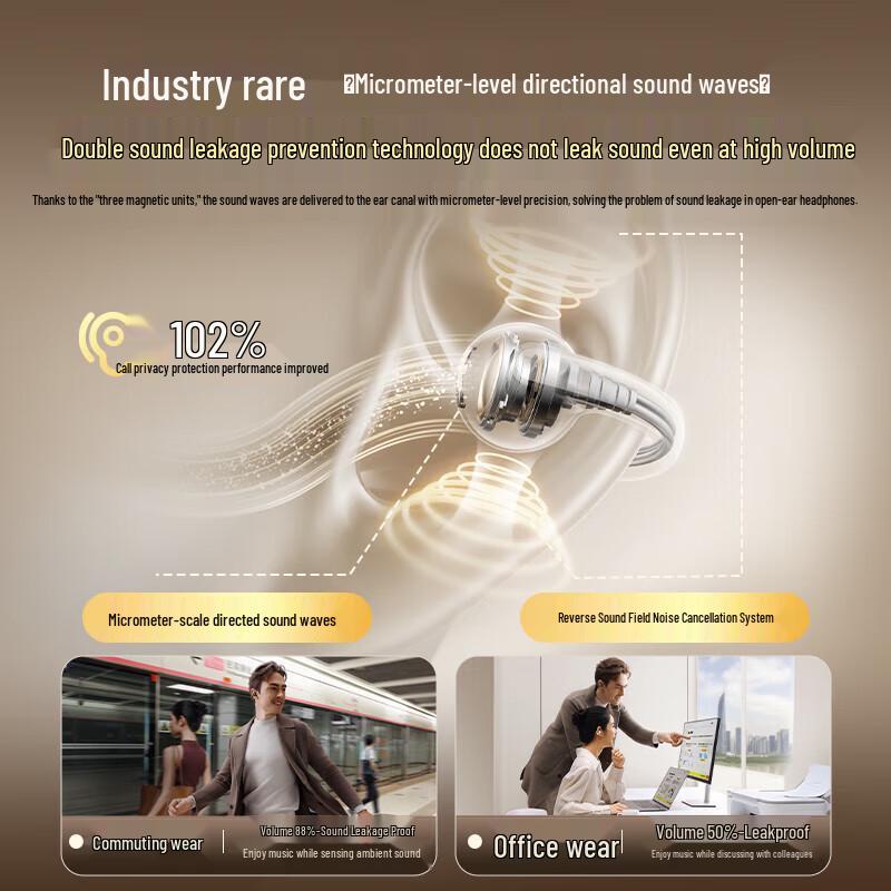 Baseus MC1 AI Open-Ear Ear Clip Bluetooth Headphones