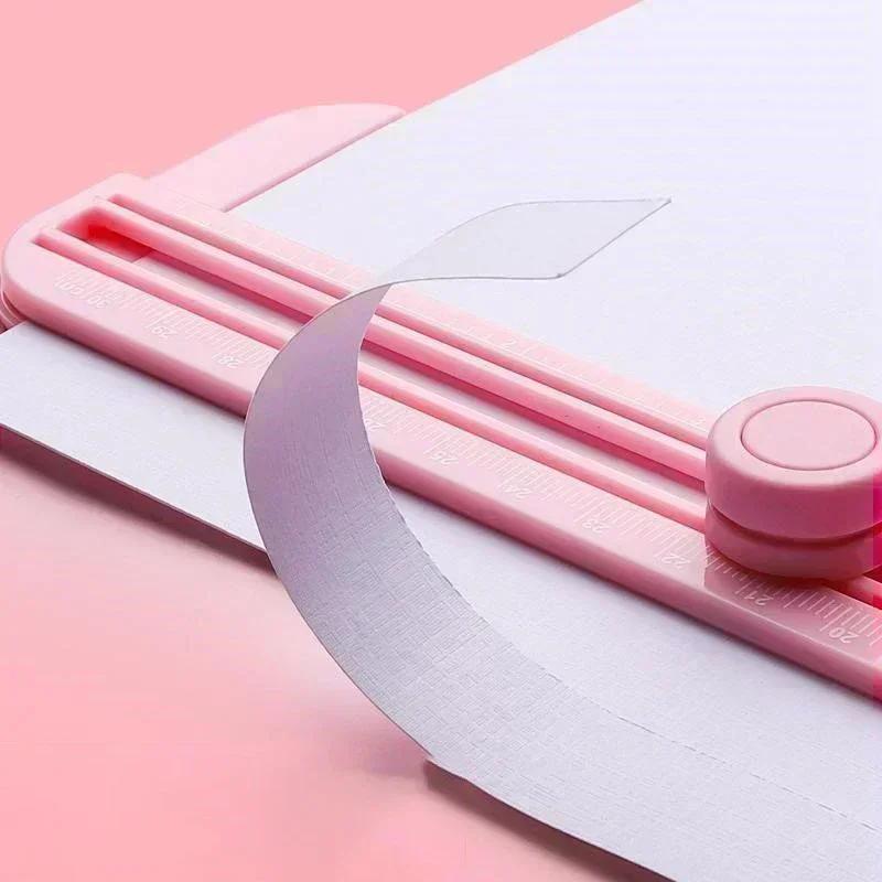 Гильотинный резак для бумаги формата А4 с выдвижной линейкой для фототриммеров, легкий коврик для резки скрапбукинга