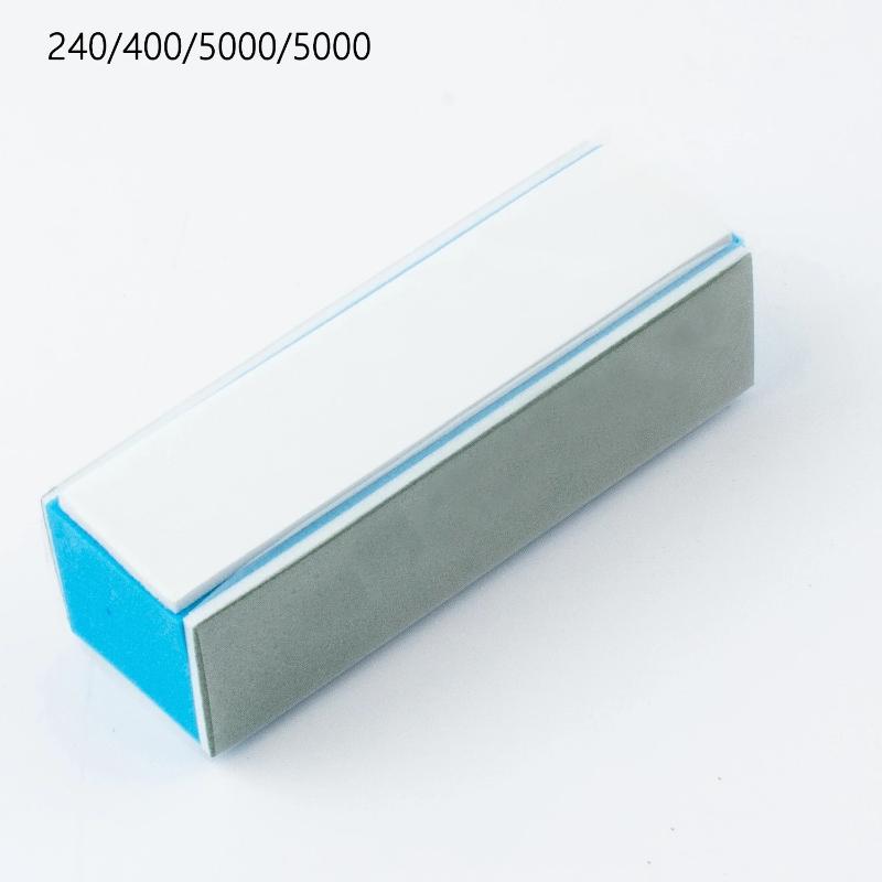1 Пилочка для ногтей 4-в-1 Шлифовальный блок-пилка Двусторонняя полировочная пластина Блок Ремешок для часов Нефритовый инструмент Игра Золото Серебро Украшения