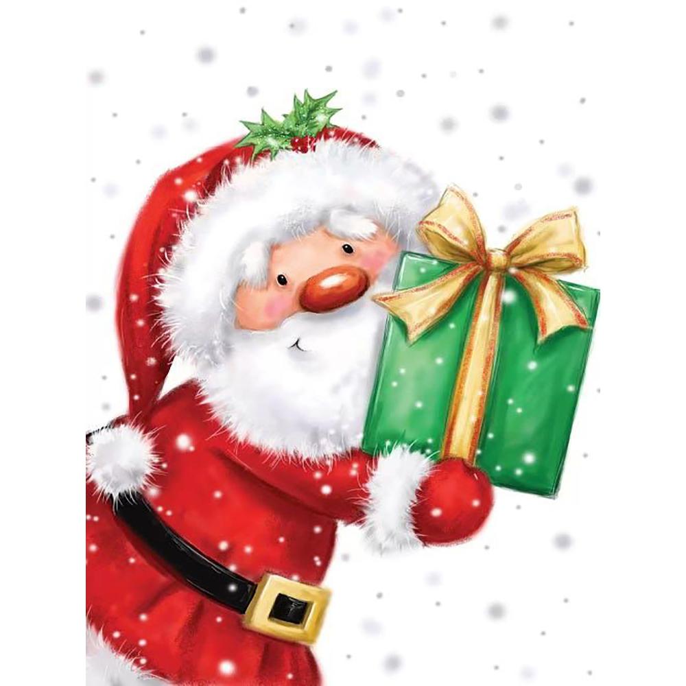 5d алмазная живопись Рождественский медведь шляпа ремесленная полная квадратная Алмазная вышивка крестиком мозаика с изображением животных Рождественская настенная живопись