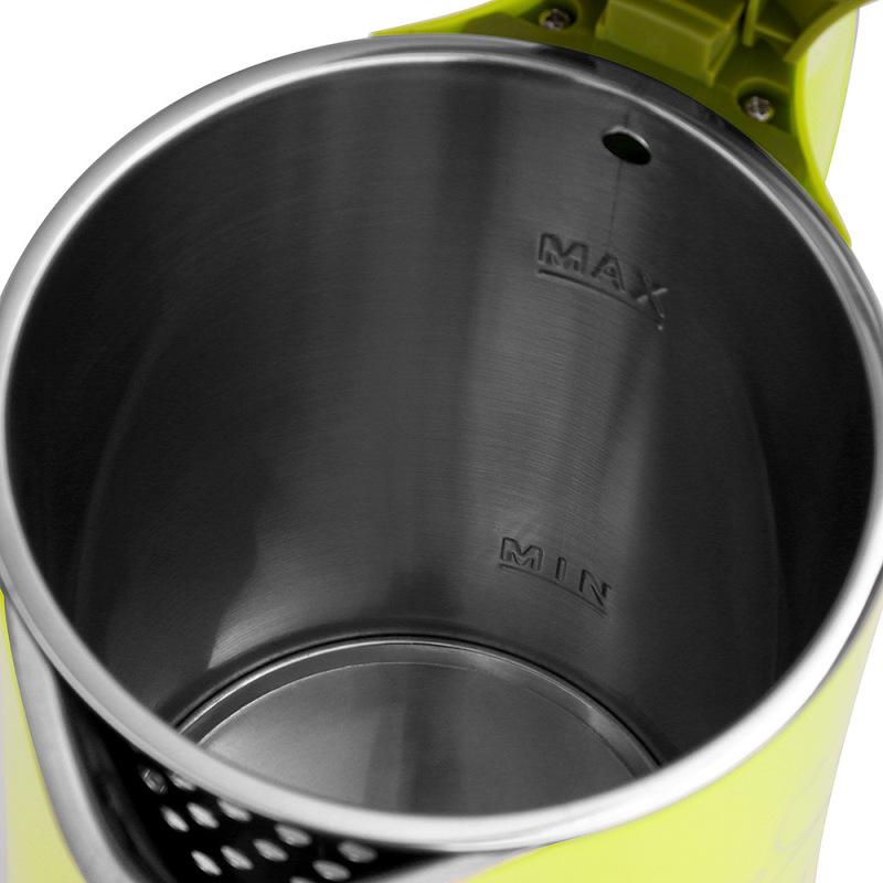 Электрический чайник Бытовой электрический чайник Двухслойный электрический чайник из нержавеющей стали