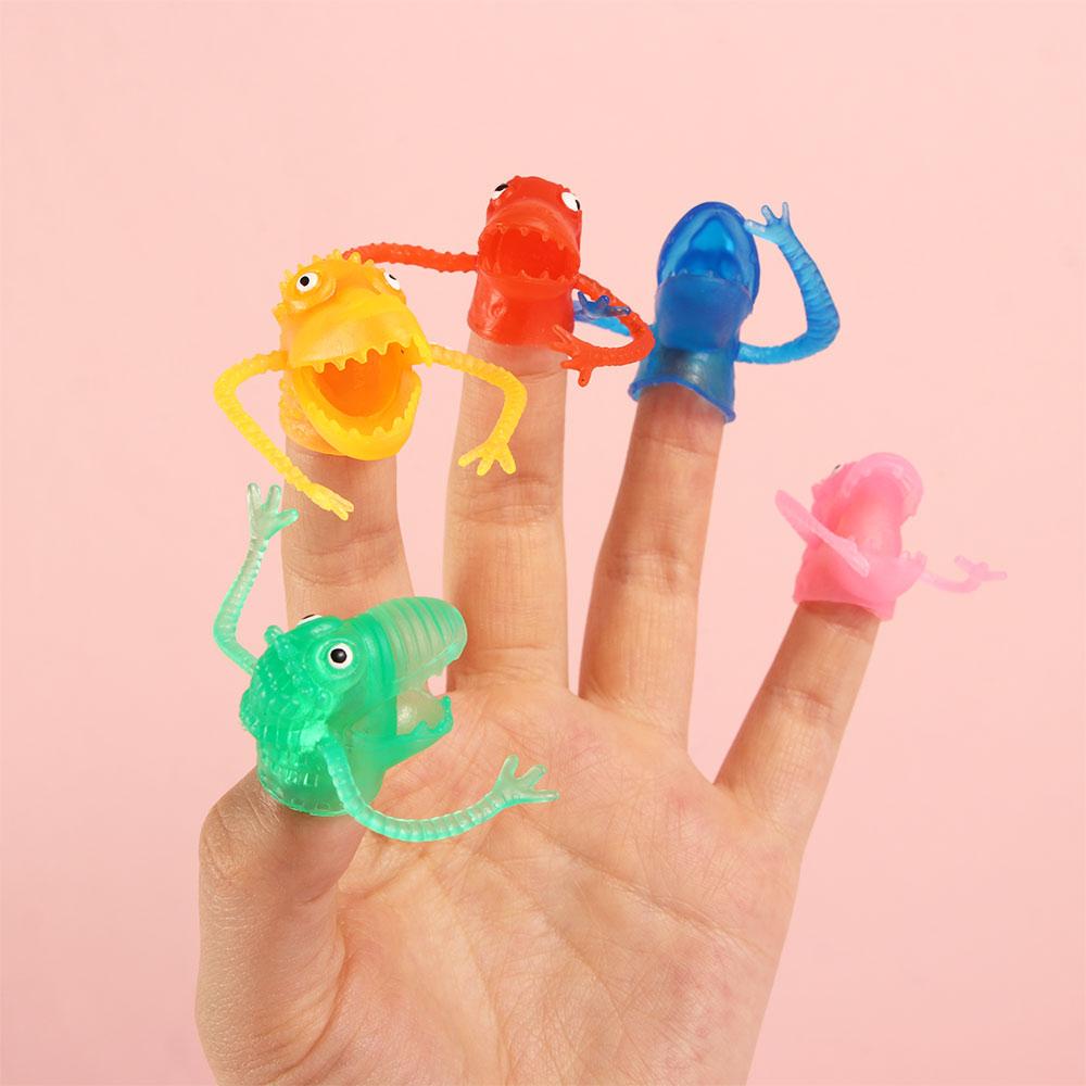 Puppet Children Gifts Party Bag Fillers Hand Puppets Finger Puppets Fright Dinosaur Finger Doll