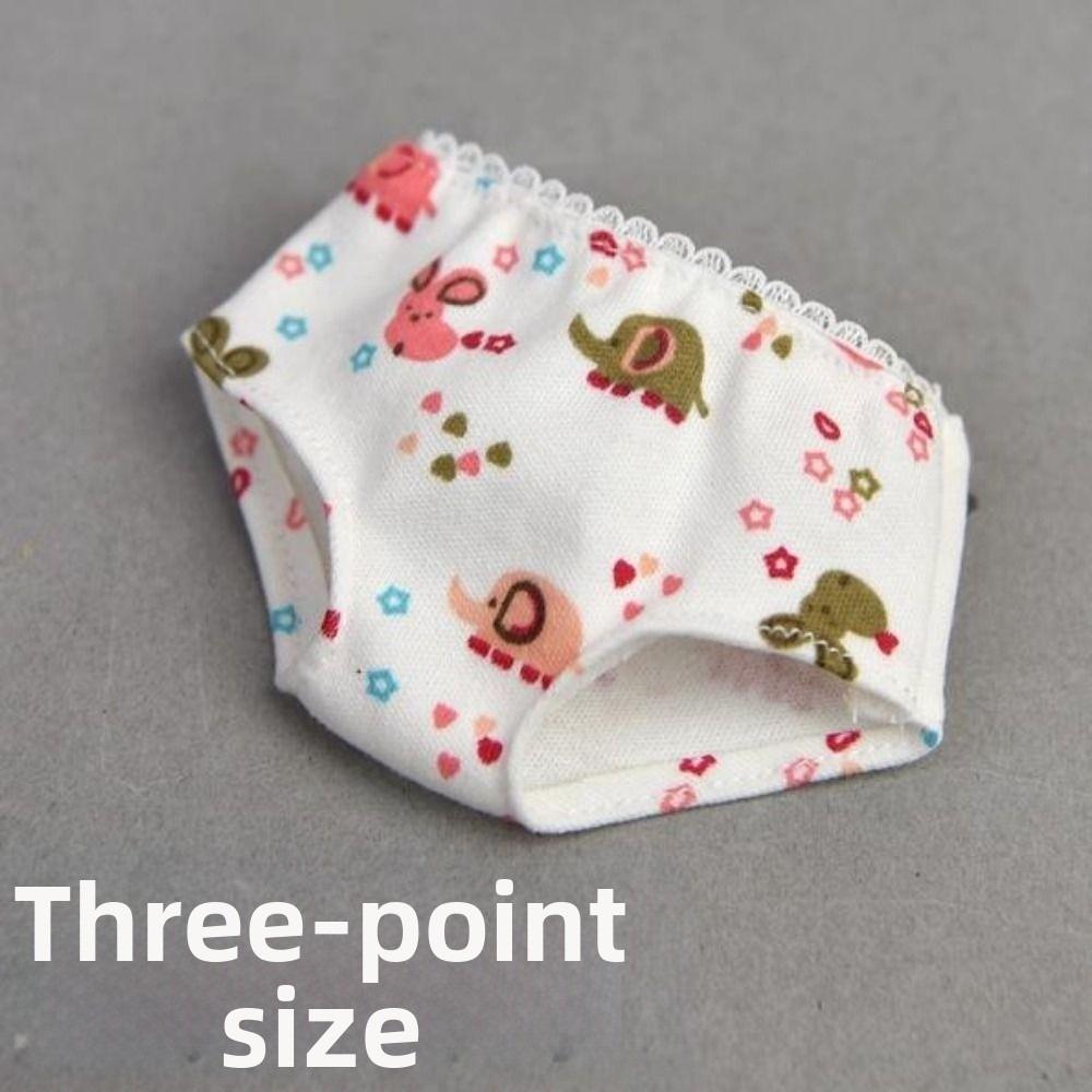 DIY Lace Cotton Underwear Cute Doll Clothes Accessories Briefs Underwear  1/3 BJD Doll/60cm Doll