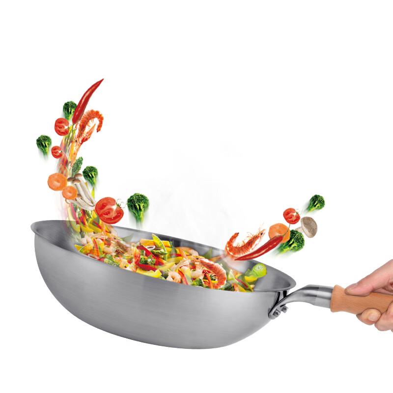 Zhi Shi 30cm Pure Titanium Wok