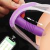 APP Вибрирующий стимулятор для женщин, стимулятор клитора, вращающийся телескопический носимый дилдо, G-точка, массажер, взрослая секс-игрушка для женщин