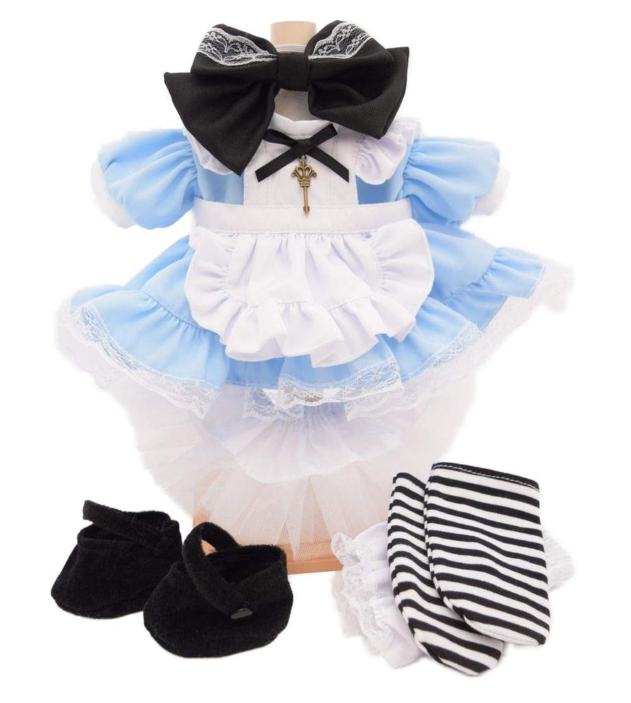 Alice Cookie Ann Teddy Bear (Small Size) - Alice In Wonderland Costume (Sky Blue) - No Body