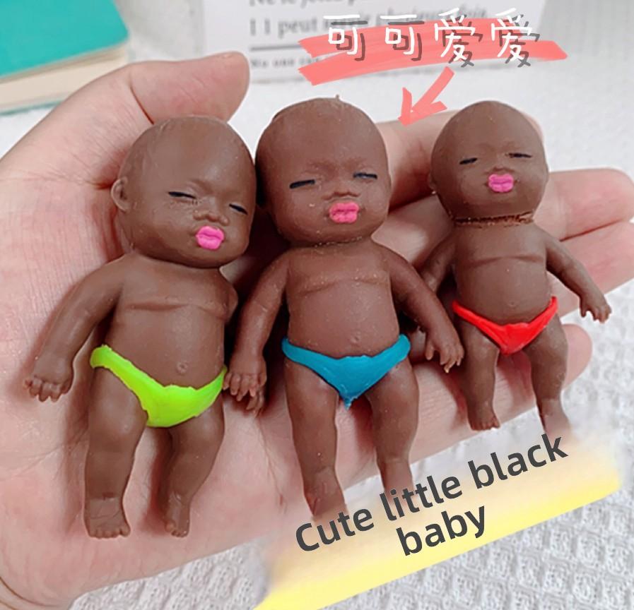 Nedooh Black Cheese Soft Toy, Black Compression Doll, Slow Bounce Decompression Toy, Home Decompression Soft Toy