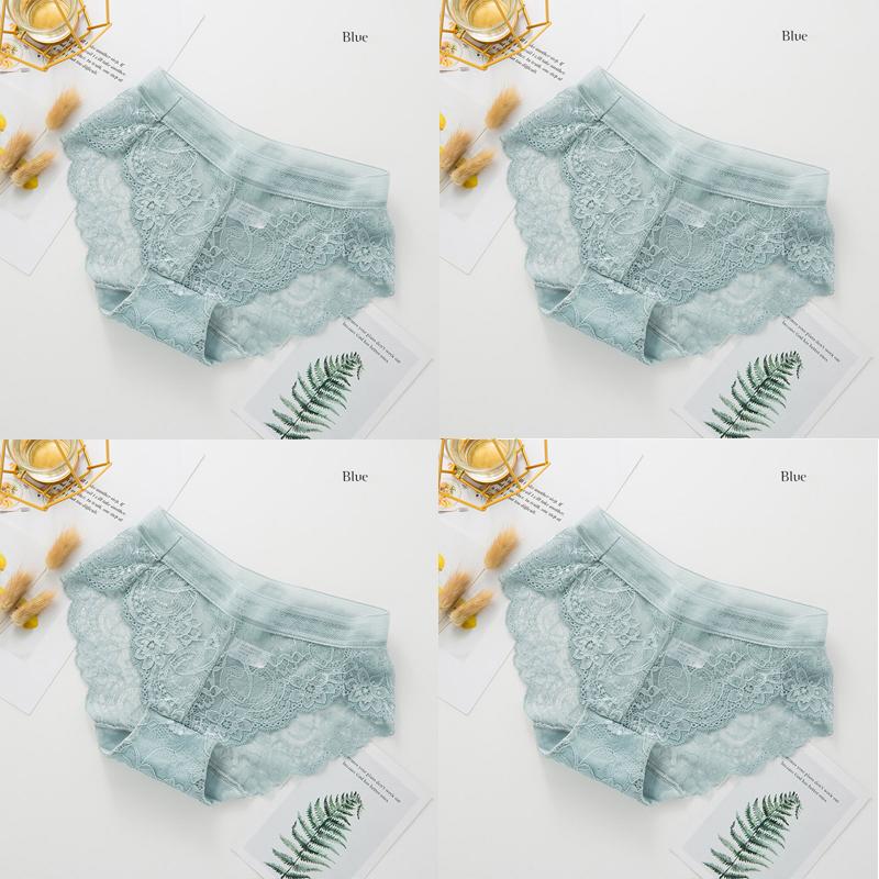 4 шт бесшовные женские сексуальные кружевные трусики хлопковые дышащие трусы для девочек трусы с низкой талией