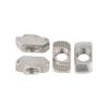 European Standard T-Slot Aluminum Profile Nuts: Wing Nuts M3-M8, Types 20/30/40/45.