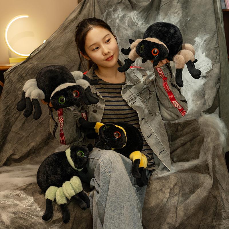 Cute Colorful Spider Plush Toys Stuffed Soft Animal Toy Pillow Birthday Easter Decor Gift