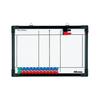MIKASA Стратегическая доска для волейбола, Двусторонняя, Полная площадка/Половина площадки, с чехлом, SB-V