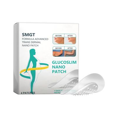 Нано Микроигольчатый Пластырь , Пластырь для Похудения с Микроиглами , Укрепляющий, Улучшающий Линии Патч для Ухода за Кожей   4 шт./1 коробка