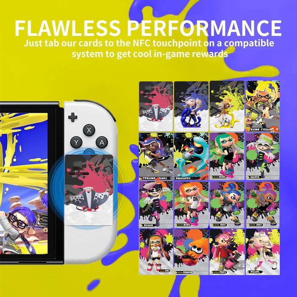 23 шт. Карты мини-игры с NFC-метками Splatoon 3 для NS Switch
