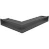 Vent Cover LUFT Corner Right 40x60x9 Graphite Slim