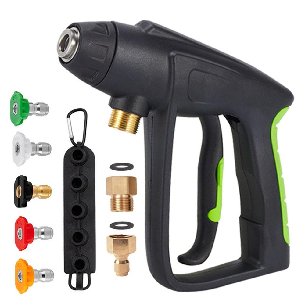 Пистолет высокого давления для мойки автомобилей, насадка для мойки машин, водяной пистолет с самоблокирующейся головкой M22*1,5 мм для Karcher Lavor Nilfisk Car Beauty Shop