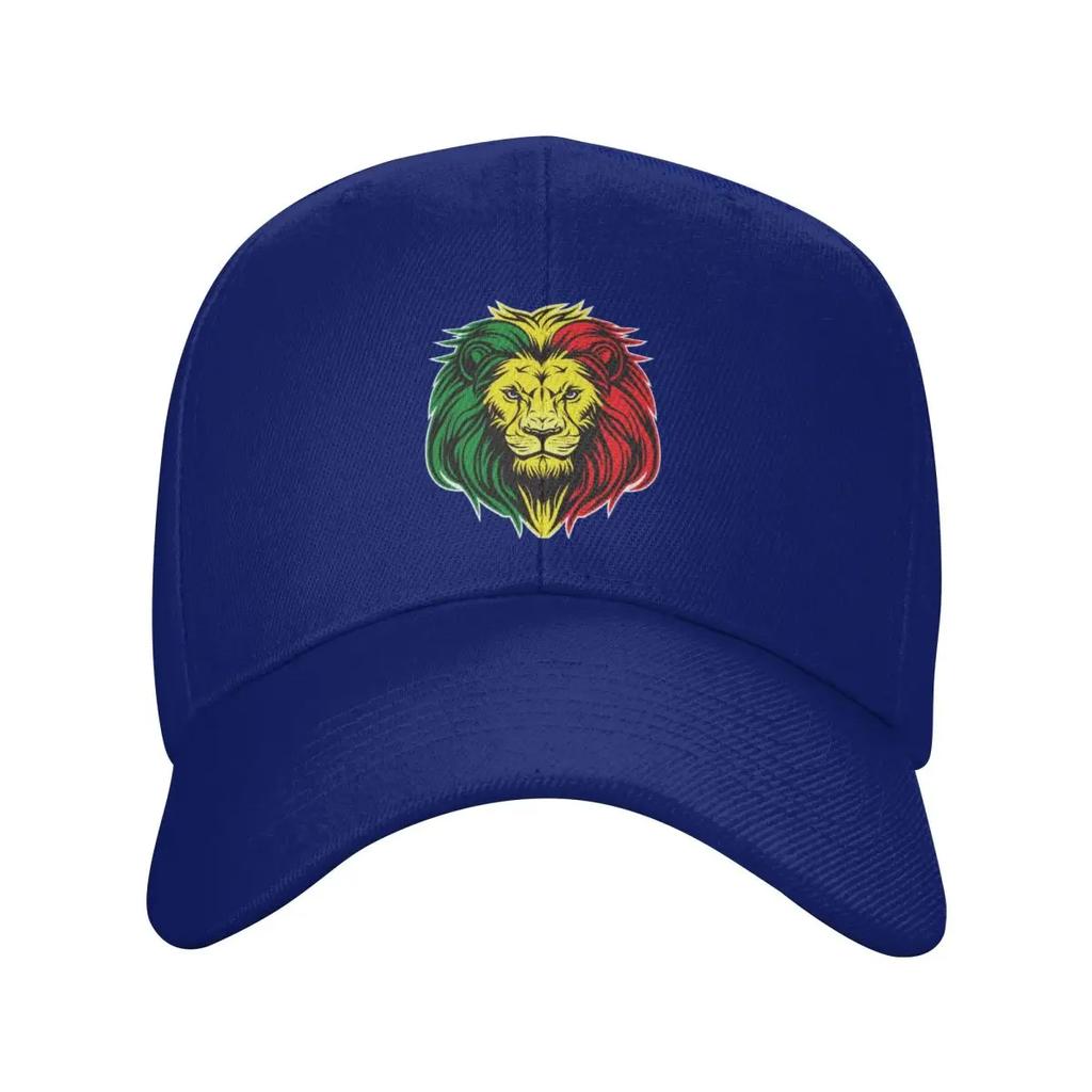 Personalized Jamaican Reggae Rasta Lion Baseball Cap for Unisex Women Adjustable Jamaica Flag Proud Dad Hat Outdoor Snapback Caps