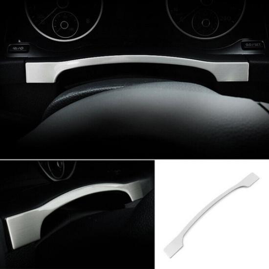 For Volkswagen Tiguan 2010-2016 Dashboard Panel Strip Cover Trim Silver Steel