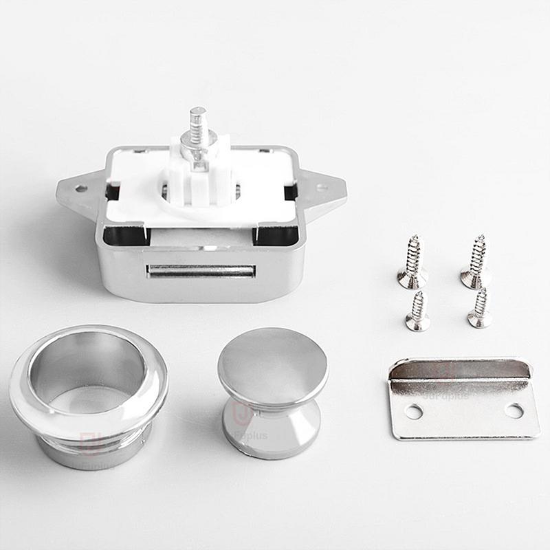 Кемпер Автомобильный замок с замком без ключа для автофургона Замки для шкафа с кнопкой для металлического лодочного шкафа Шкаф с кнопкой для отсека Защелка для защелки Замки