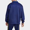 adidas Мужская рубашка-поло Originals Three Stripes Color Block с длинным рукавом, темно-синяя IM4457