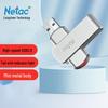 Netac Высокоскоростная металлическая флеш-накопитель U388 с вращающимся разъемом USB 3.0