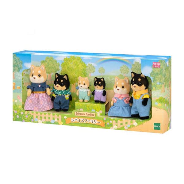 Sylvanian Families Shiba Inu Family Set 6