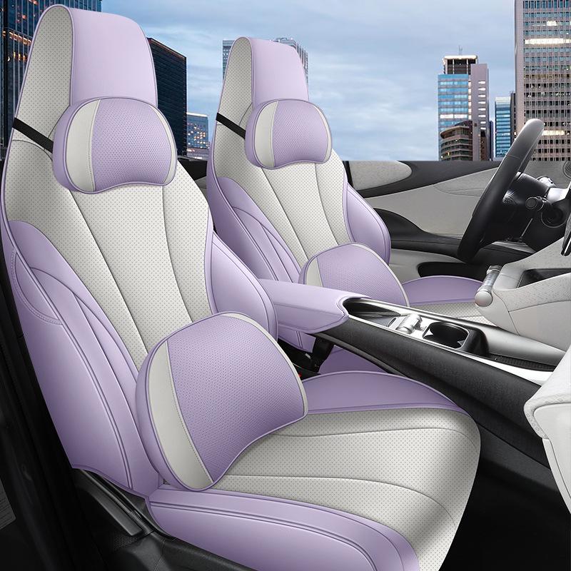 Universal Leather Car Seat Cushion for BYD Dolphin - All-Season Model