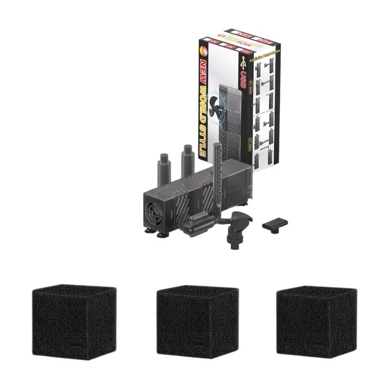 Noiseless Water Filter Geyser Pump USB Propelled for Outdoor Reservoirs and Indoor Aquariums