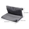Cat Radiator Bed Hanging Cat Cradle Hammock Small Pet Animal Hanging  Bed with Metal Frame Luxury Warm Fleece Basket for Cats