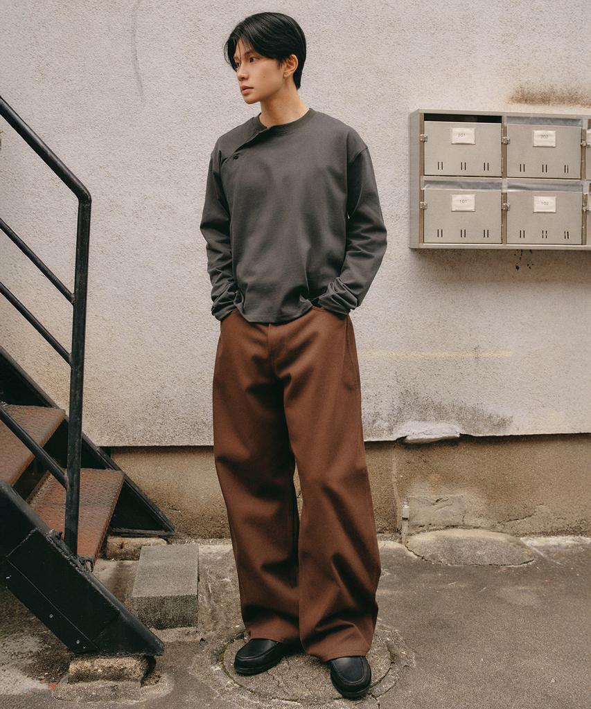 XERO Over Curved Pants [Brown]