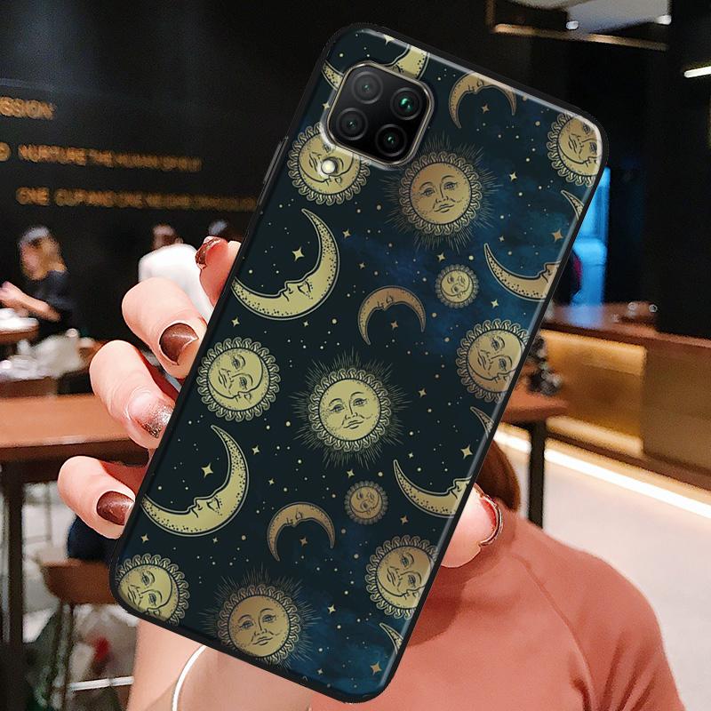 Чехол Sun Moon Star Астрологический Небесный Для Huawei Honor X8a X7a X9a X8 50 70 90 Lite Magic5 Pro P20 P30 P40 P50 P60 Nova 9 5T