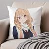 My DDress Up Darling Pillow Romance Anime Cushion Cover Pillowcase Antidustmite Invisible Zipper Short Plush Sofa Cushion