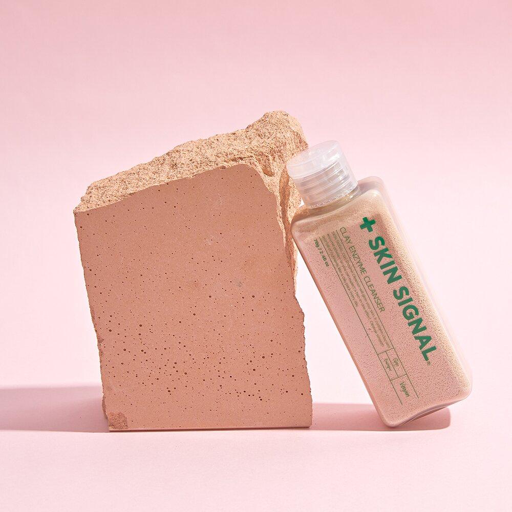 SKIN SIGNAL Глина ферментная очищающая #Розовый 70г