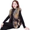 Autumn and winter, fox fur vest women's short slim-fitting fur coat vest fur vest coat trend