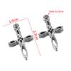 5pcs Stainless Steel Bohemian Launch Pendants for Women Necklace Plated Golden Love Heart Charms DIY Jewelry Findings Wholesale