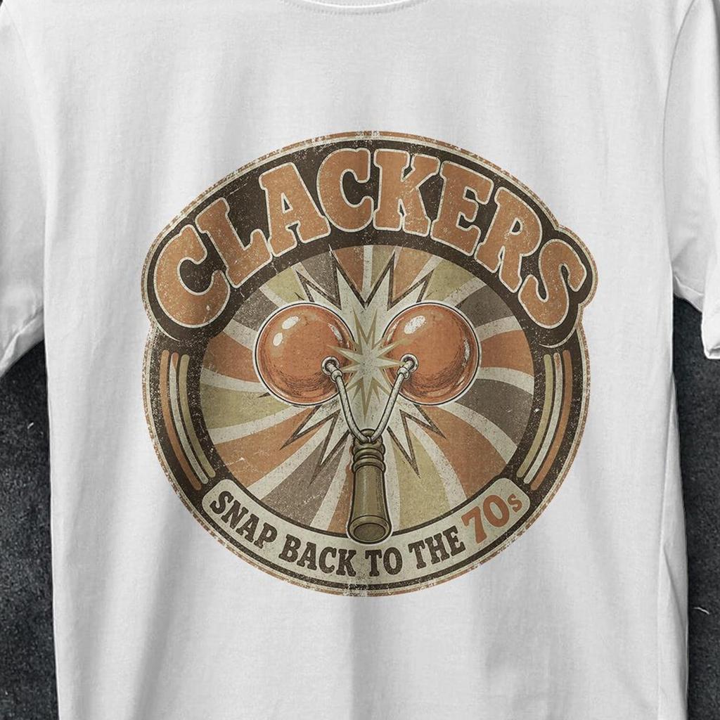 Clackers Shirt, Gen X T Shirt, retro fan shirt, Vintage Toy Shirt, 70s Nostalgia Toys, Vintage Clackers Tee, Old School Toy, clackers gift