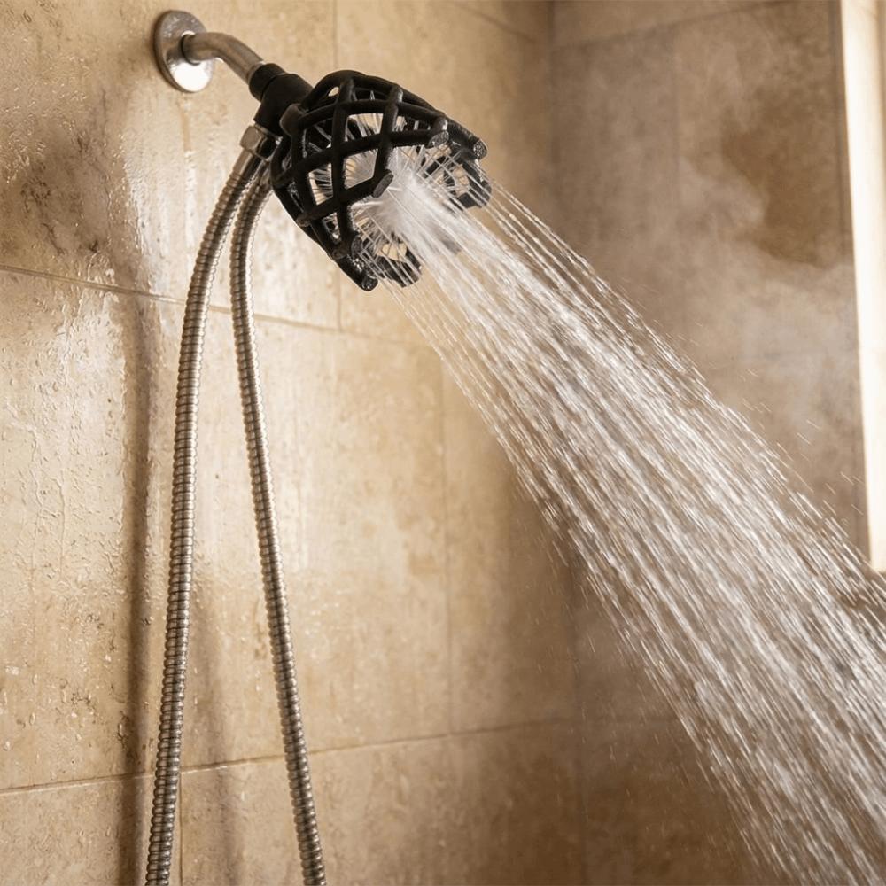 Steady Large Water Flow 3D Micro Hole Shower Head Massage Shower Sprayer Family Bathroom
