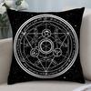 Anime F-Fullmetal Alchemist Pillow Case Short Plush Double-sided Print Square Throw Pillow Covers Sofa Home Cushion Decor