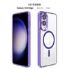 Amazon применяет прозрачный магнитный чехол для мобильного телефона Samsung s25ultra s25Edge, утолщенный, просвечивающий, противоударный, жесткий чехол