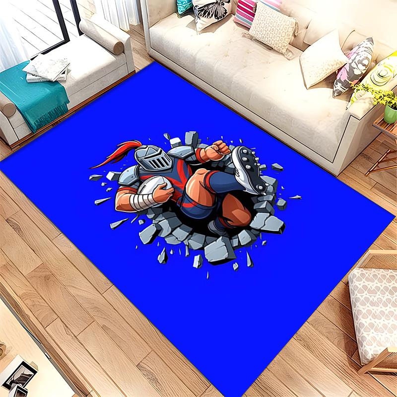 Newcastle Knights (1) Rug Suitable For Living Rooms Bedrooms Computer Rooms Dining Areas And Placement Under Tables And Chairs Also An Ideal Choice Fo