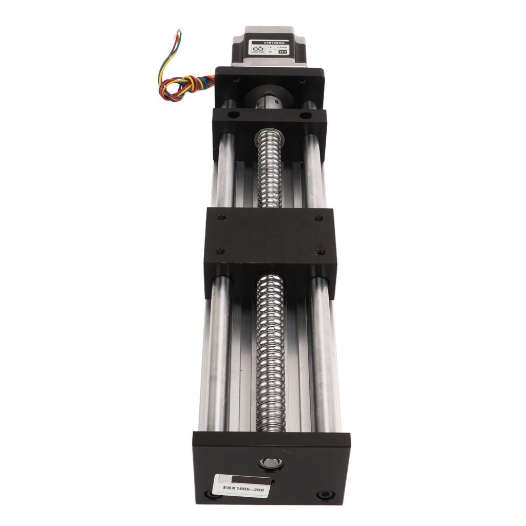 Linear Stage Actuator Double Optical Axes Guide Rail Slide 200mm Stroke Ball Screw CNC Motion Module