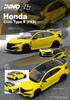 Inno Models 164 Honda Civic Type-R (ФК8) Модель FK8-YL с желтым покрытием
