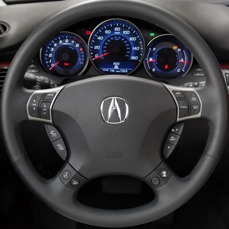 Ручная работа, натуральная кожа, чехол на руль автомобиля для Acura RL Legend 2005-2008, автозапчасти