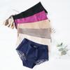 Женские кружевные трусики Ледяной шелк Брифы Женские трусики Удобное нижнее белье Дышащие брифы