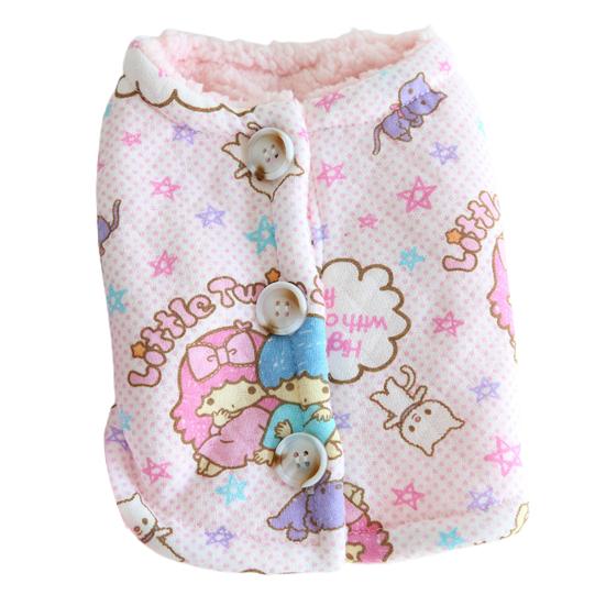 Пальто для домашних животных с мультяшным узором, привлекательная ткань, устойчивое к разрыву зимнее теплое пальто для щенков для магазина для щенков