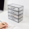 Transparent Organizer 1pcs Stackable Cosmetics Storage Drawers Office Sundries Organizer Box Jewelry Container Box